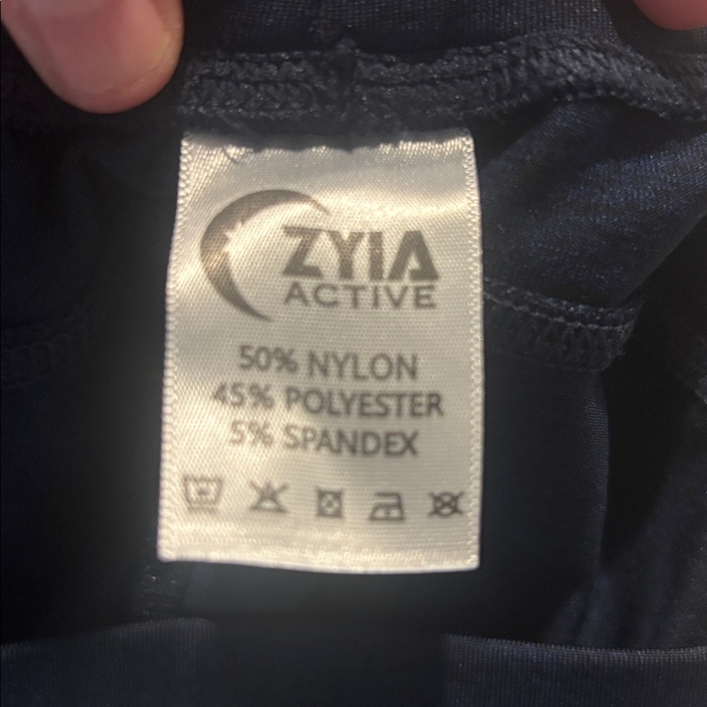 Zyia Active Blue and Black Joggers - Picture 4 of 5
